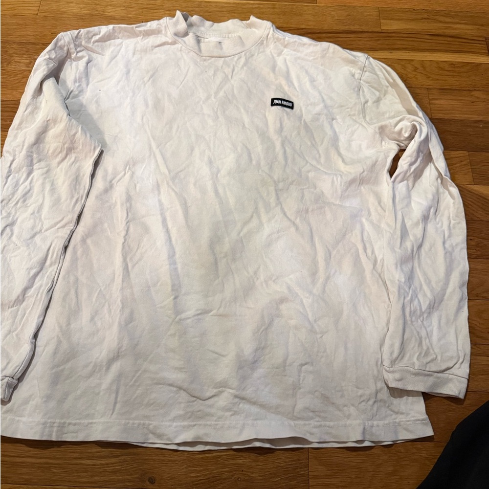 Joah Brown Off-White Long Sleeve Tee
